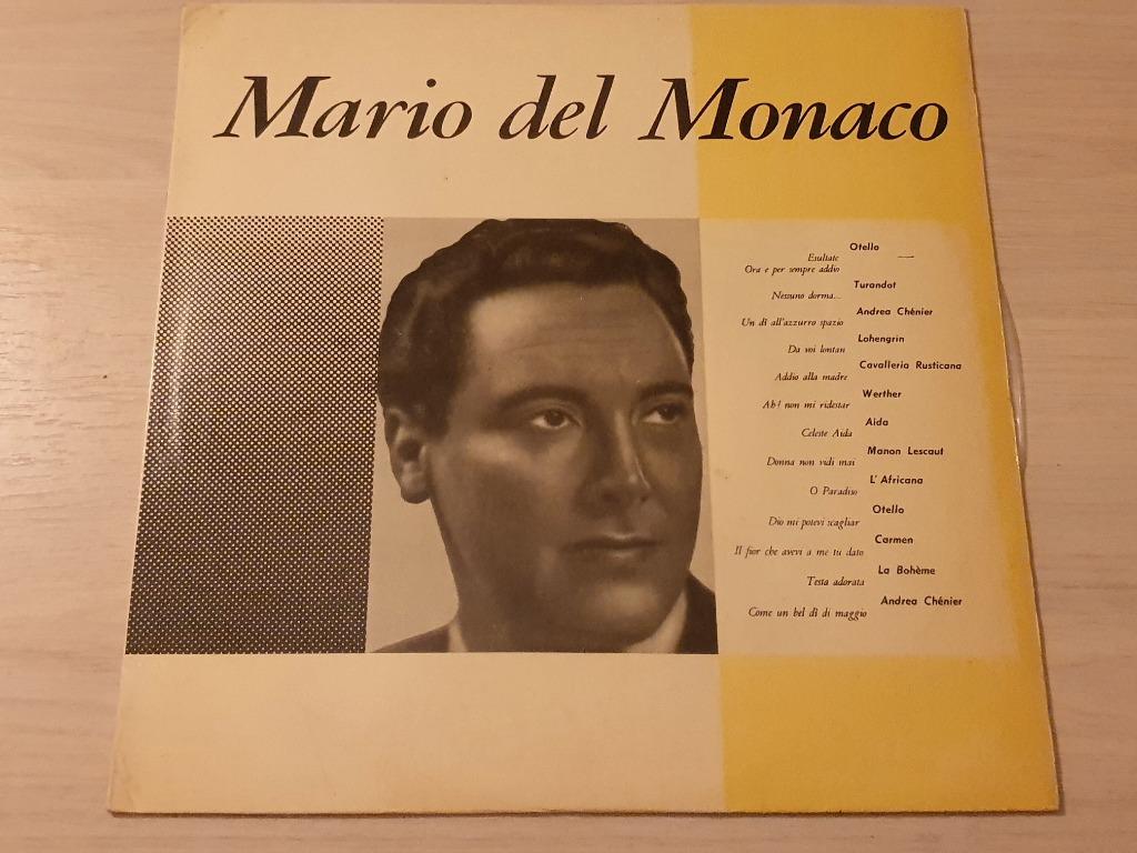 Disque vinyl 33 tours mario del monaco, Enlèvement ou Envoi, Comme neuf