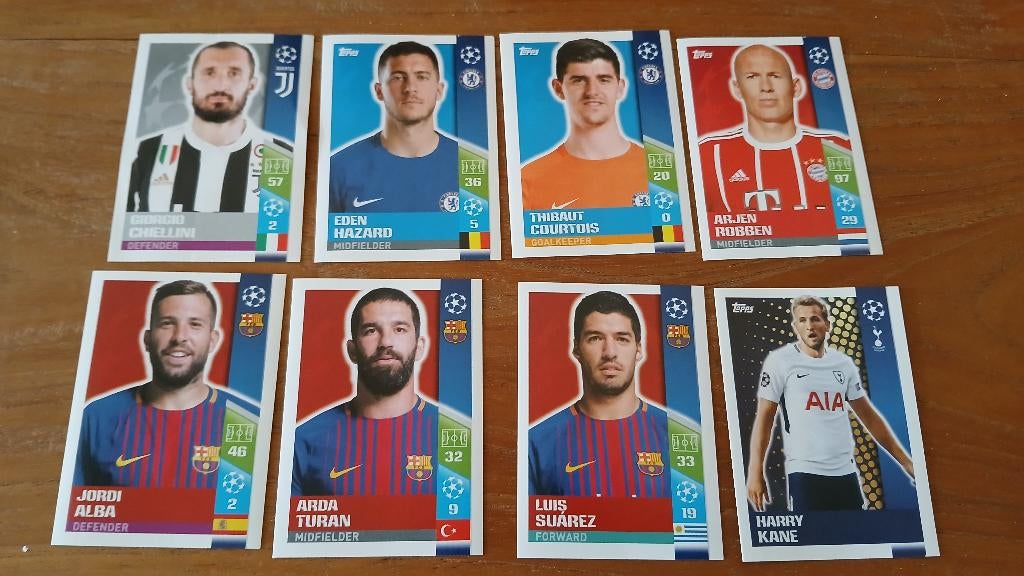 Topss Champions League 2017 Star, Ophalen of Verzenden, Nieuw, Meerdere stickers