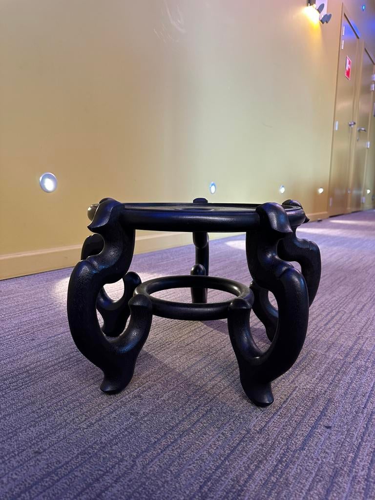 Élégant socle en bois noir, Enlèvement ou Envoi