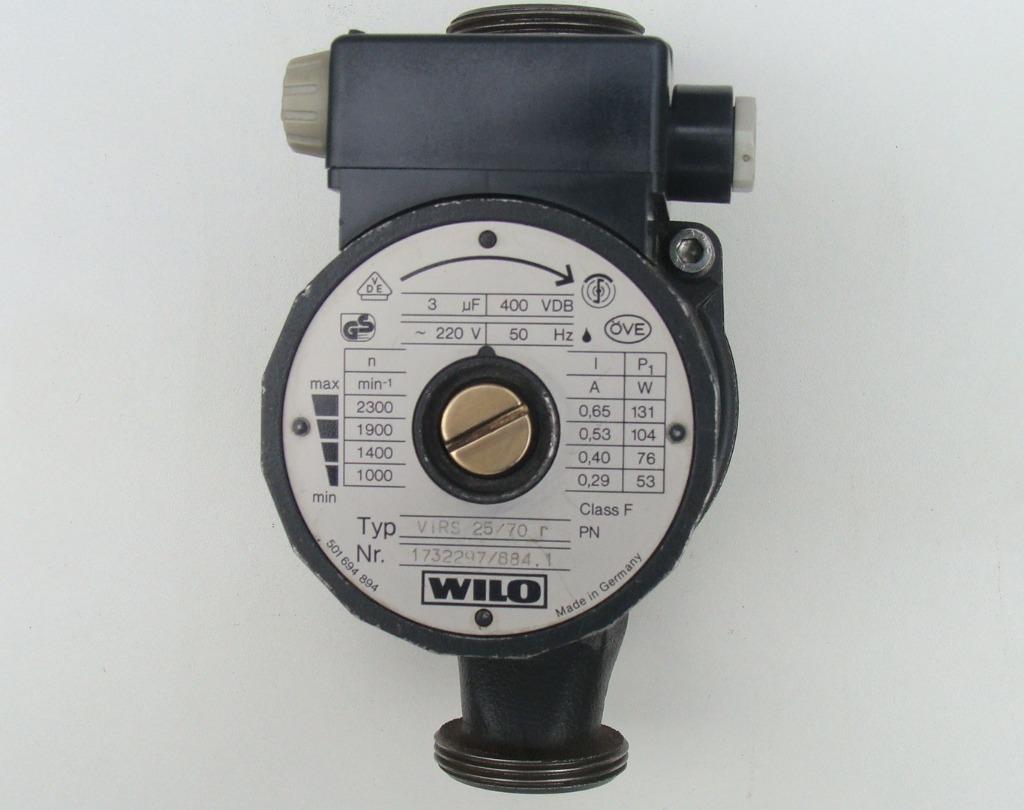 Circulateur Wilo VIRS 25/70r, Bricolage & Construction, Chauffage & Radiateurs, Utilisé, Enlèvement ou Envoi