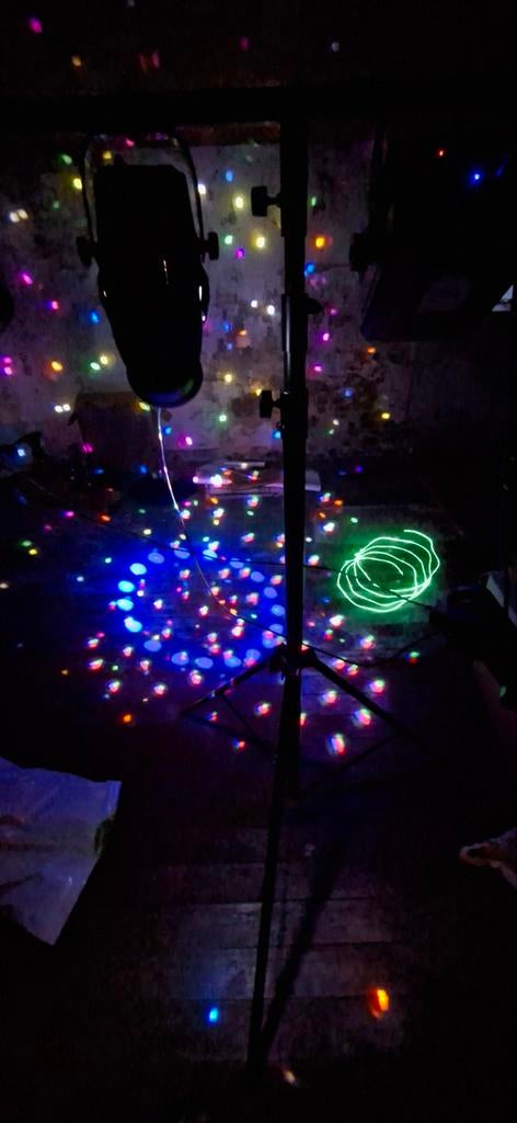 Jeux lumières dj avec pied, Musique & Instruments, Lumières