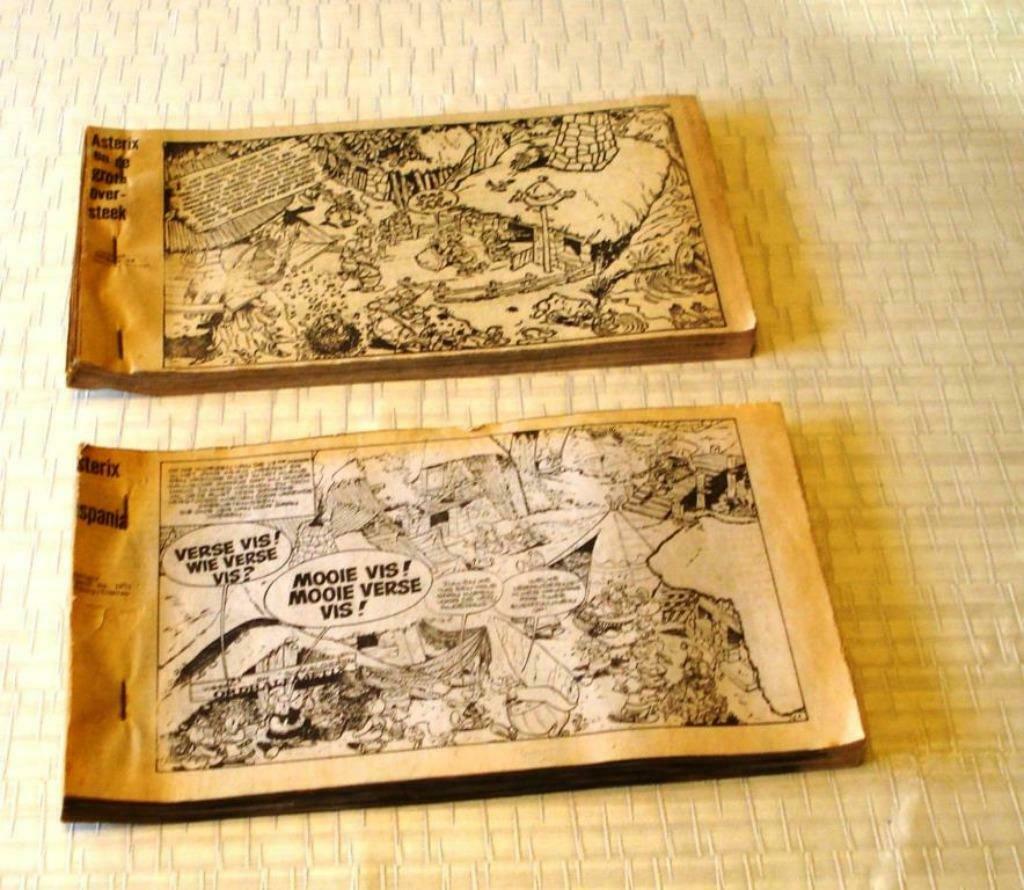 Asterix krantenstrips de grote oversteek, Boeken, Ophalen of Verzenden, Gelezen