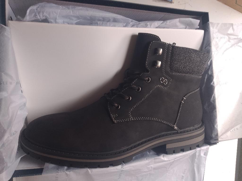 maat 45 nieuwe bottines Pier one dempende zool, Kleding | Heren, Schoenen, Verzenden, Zwart, Boots, Nieuw
