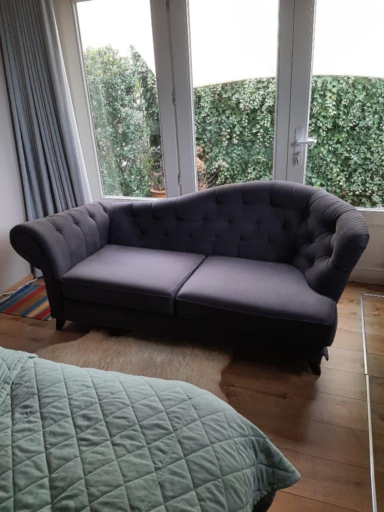 mooie chaise longue zetel., Huis en Inrichting, Ophalen, Gebruikt, Driepersoons, 75 tot 100 cm