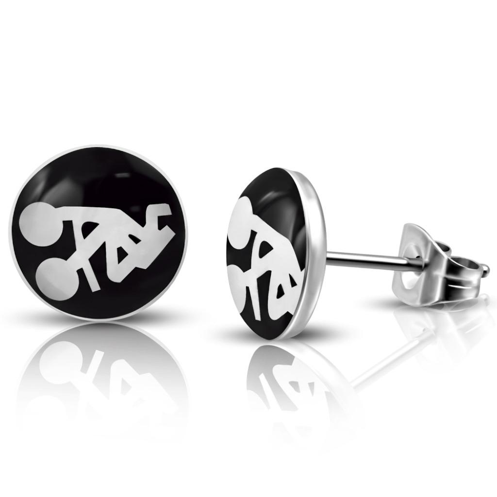 Boucles d'oreilles homme femme acier inoxydable Kamasutra le, Enlèvement ou Envoi, Neuf