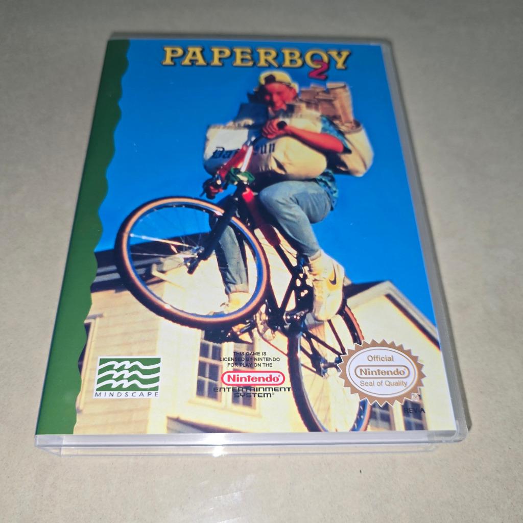 Paperboy 2 NES Game Case, Envoi, Comme neuf