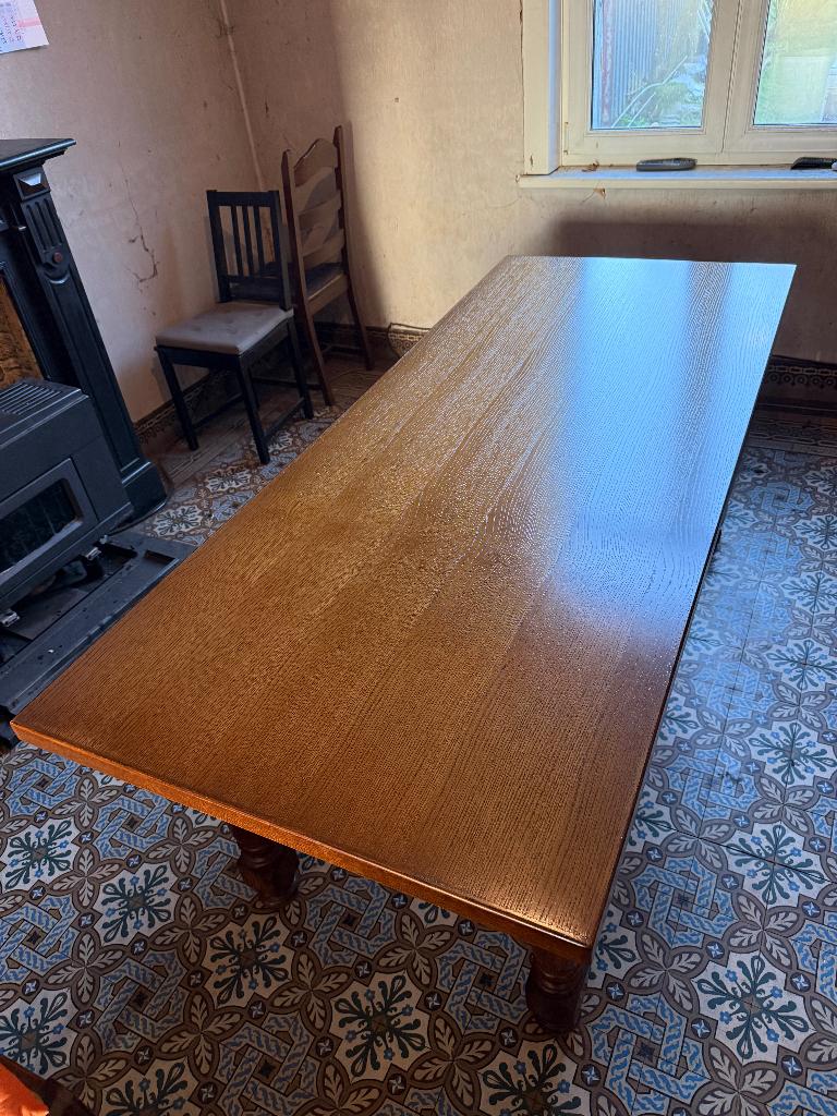 Salle à manger en chêne (sans chaises), Enlèvement, Utilisé, Moins de 4 chaises