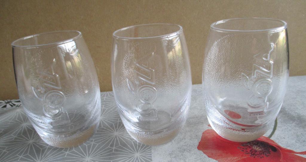 looza glas 3x, Verzamelen, Ophalen, Nieuw, Frisdrankglas