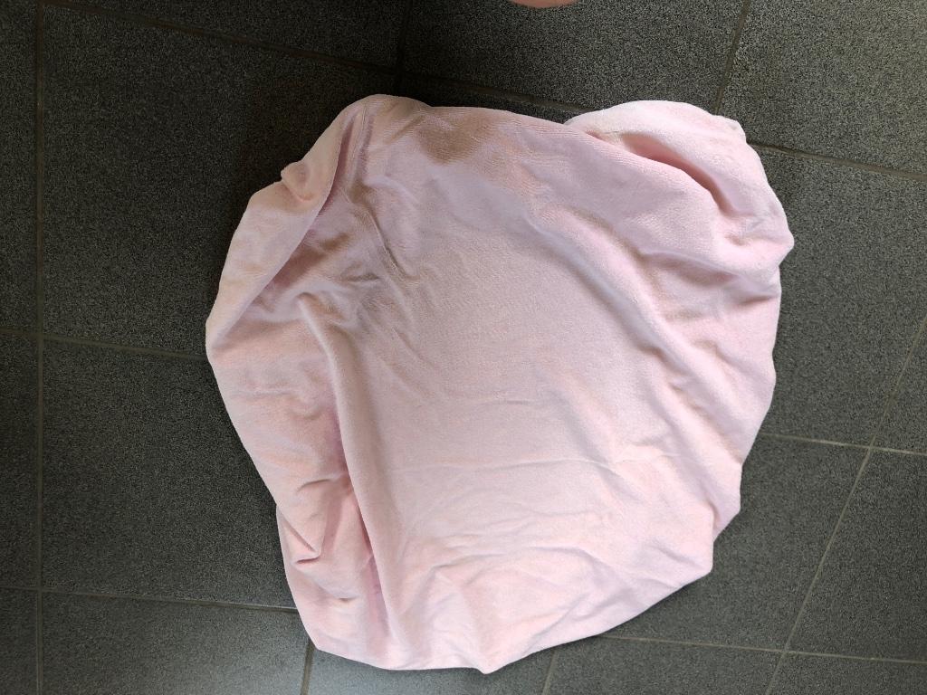 Overtrek matras 90x90cm roze, Kinderen en Baby's, Kinderkamer | Bedden, 85 tot 100 cm, Ophalen of Verzenden, Zo goed als nieuw