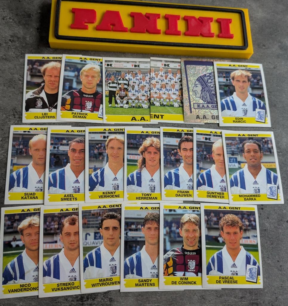 AUTOCOLLANTS PANINI FOOTBALL 96 19 1996 KAA GENT FOOTBALL, Envoi, Neuf