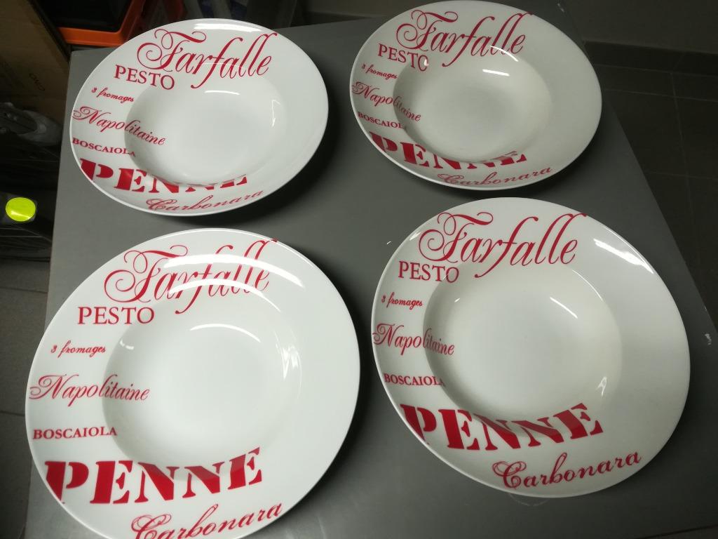 borden/ pasta borden/ maison du monde, Ophalen of Verzenden, Nieuw, Porselein, Bord of Schaal