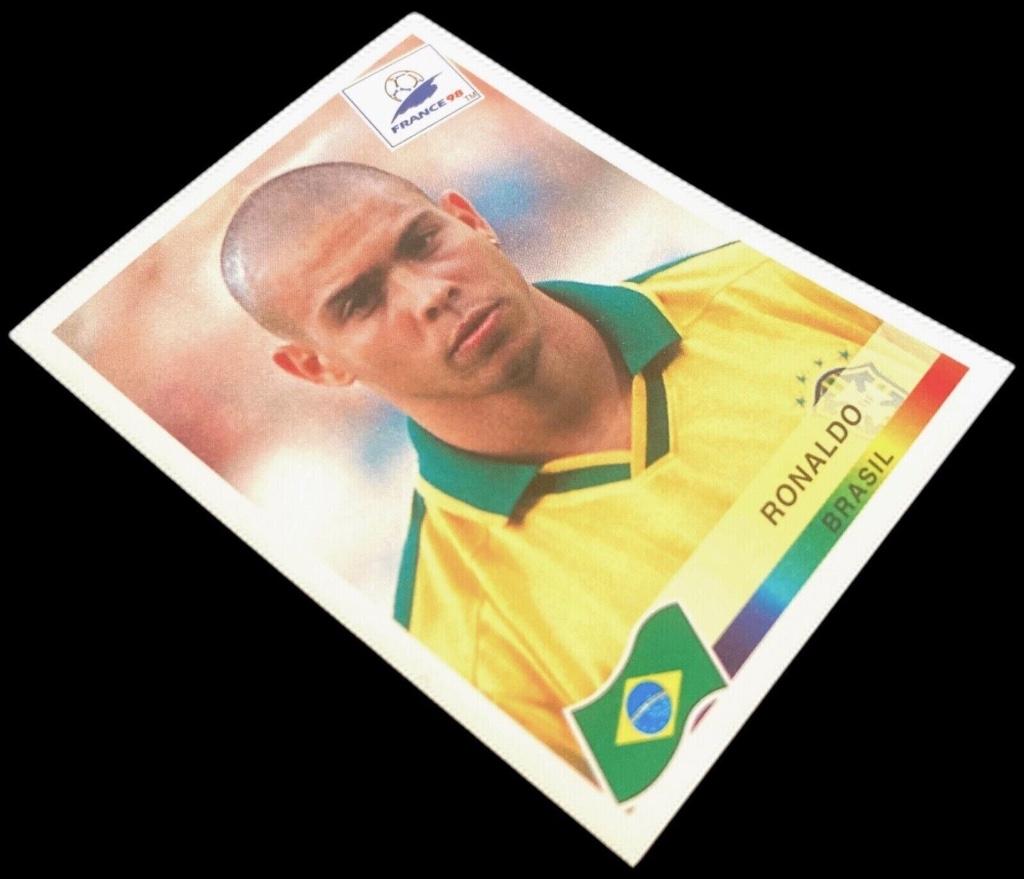 Panini WK 98 Ronaldo # 28 Brazilië France 1998, Envoi, Neuf