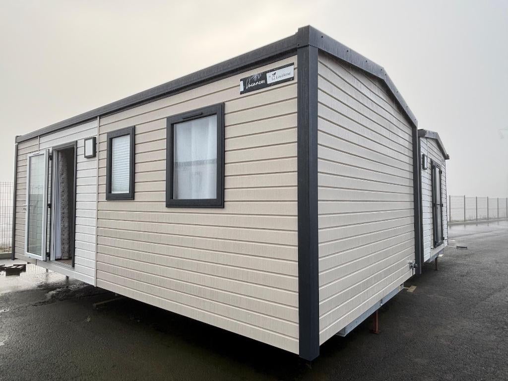 Mobil-home New Océane - 2 chambres - 740x400 cm, Caravanes & Camping, Jusqu'à 2