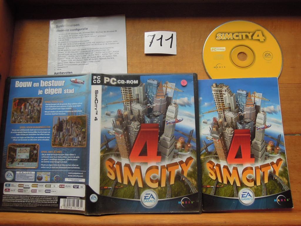 PC CD-rom game Simcity 4  leeftijd 3 jaar, Games en Spelcomputers, Ophalen of Verzenden, Gebruikt, Simulatie, Vanaf 3 jaar