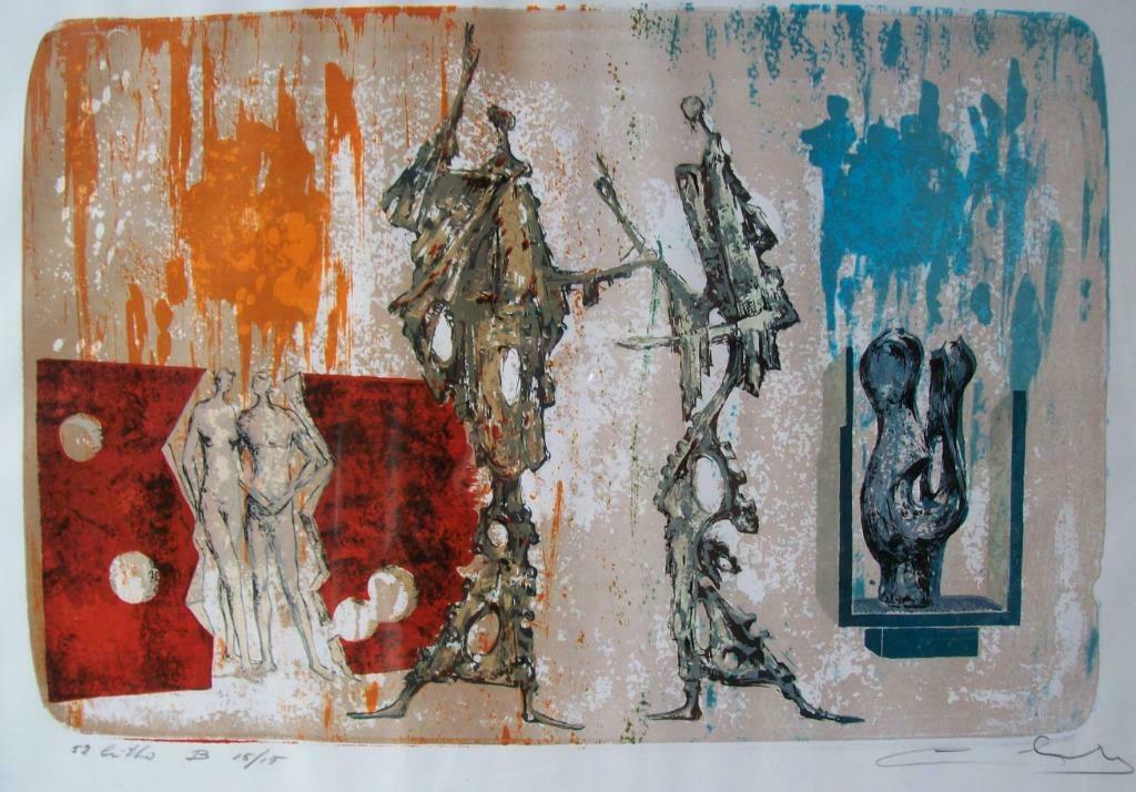 "52 Litho B" - Remy Cornelissen, Antiek en Kunst, Ophalen of Verzenden