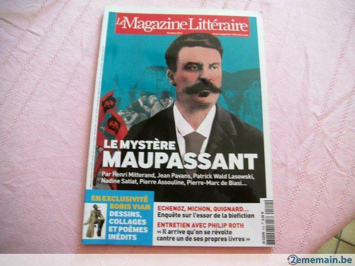 revue magazine litteraire. "maupassant"., Enlèvement ou Envoi, Utilisé