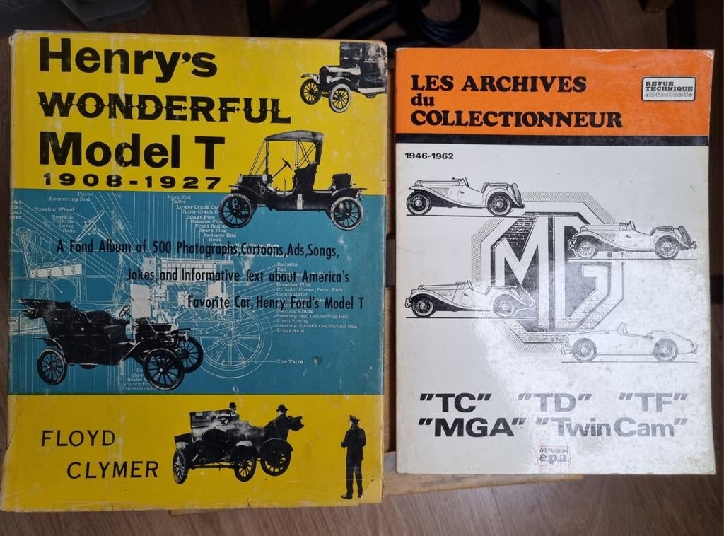 Ford T et MG Livres Autos Anciennes, Enlèvement ou Envoi, Comme neuf, Ford