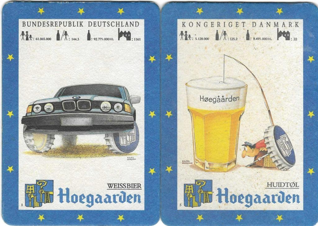 bierviltjes 9st Hoegaarden, Envoi