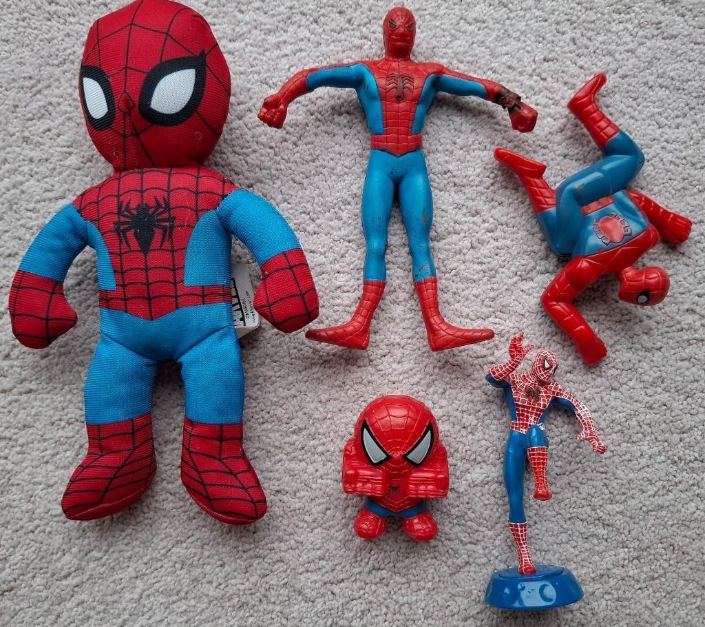 Spiderman popjes, Ophalen of Verzenden, Zo goed als nieuw