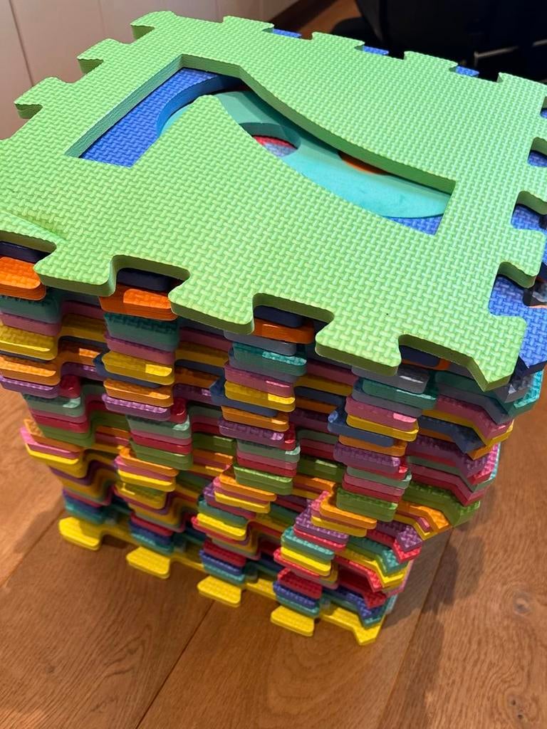 Puzzelmat met letters – Speelmat foam, Kinderen en Baby's, Ophalen, Gebruikt