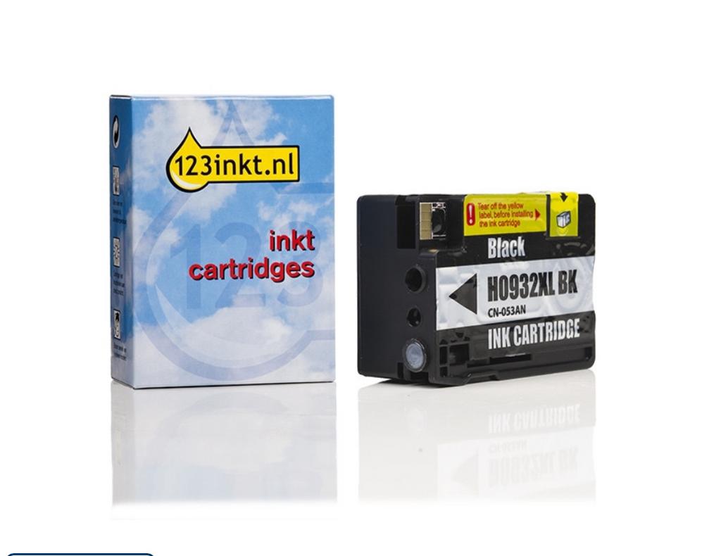 HP 932XL zwart Inkt cartridge (huismerk 123inkt) NIEUW, Ophalen of Verzenden, Nieuw, Cartridge