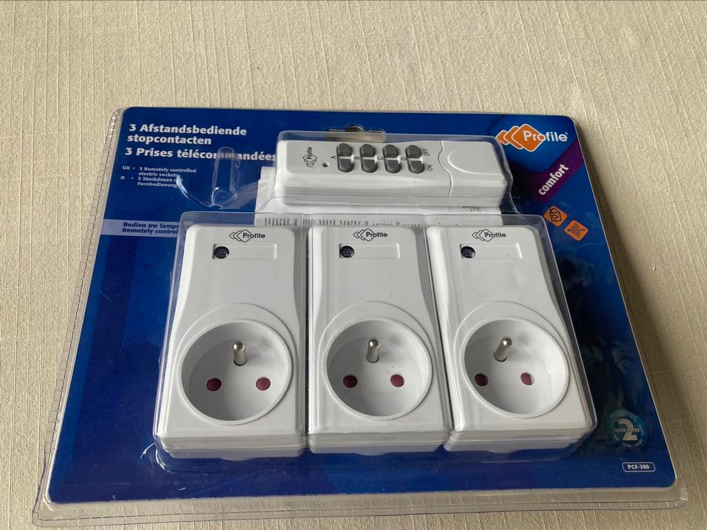 Jeu de 3 prises télécommandées, Electroménager, Enlèvement, Neuf