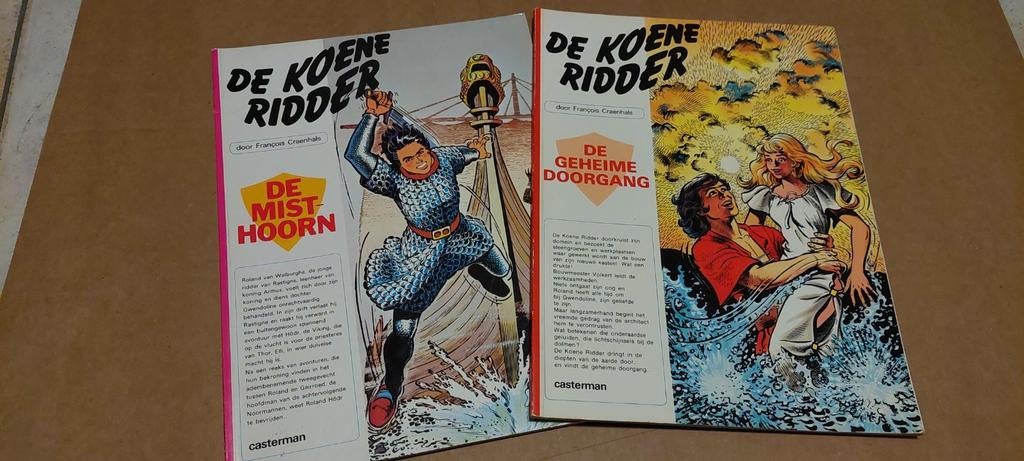 De Koene Ridder - Casterman - 2 strips, Boeken, Ophalen of Verzenden, Gelezen