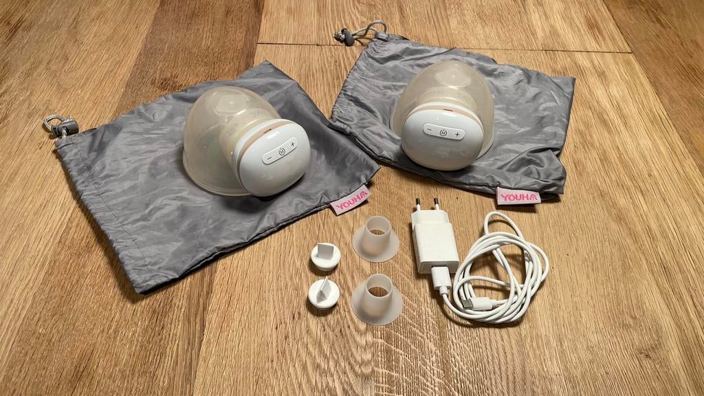 Youha borstkolf handsfree en draadloos, Kinderen en Baby's, Ophalen, Zo goed als nieuw, Borstkolf