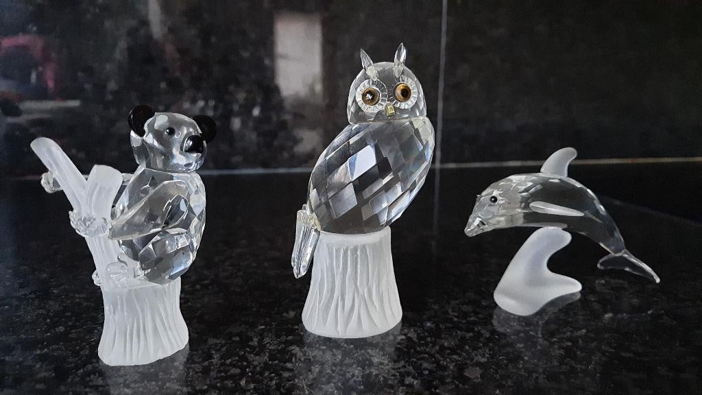 Hibou de cristal, koala et dauphin Collection Crystal Style, Enlèvement ou Envoi, Comme neuf, Animal