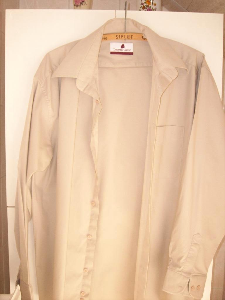 Chemise de marque pour homme, Neuf, Tour de cou 43/44 (XL), Beige, Enlèvement
