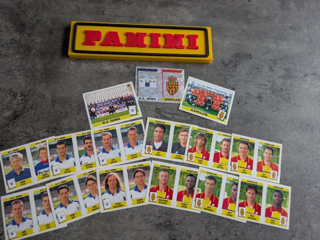 PANINI STICKERS 15X FOOTBALL 96 GENK / KAPELLEN voetbal, Ophalen of Verzenden, Nieuw