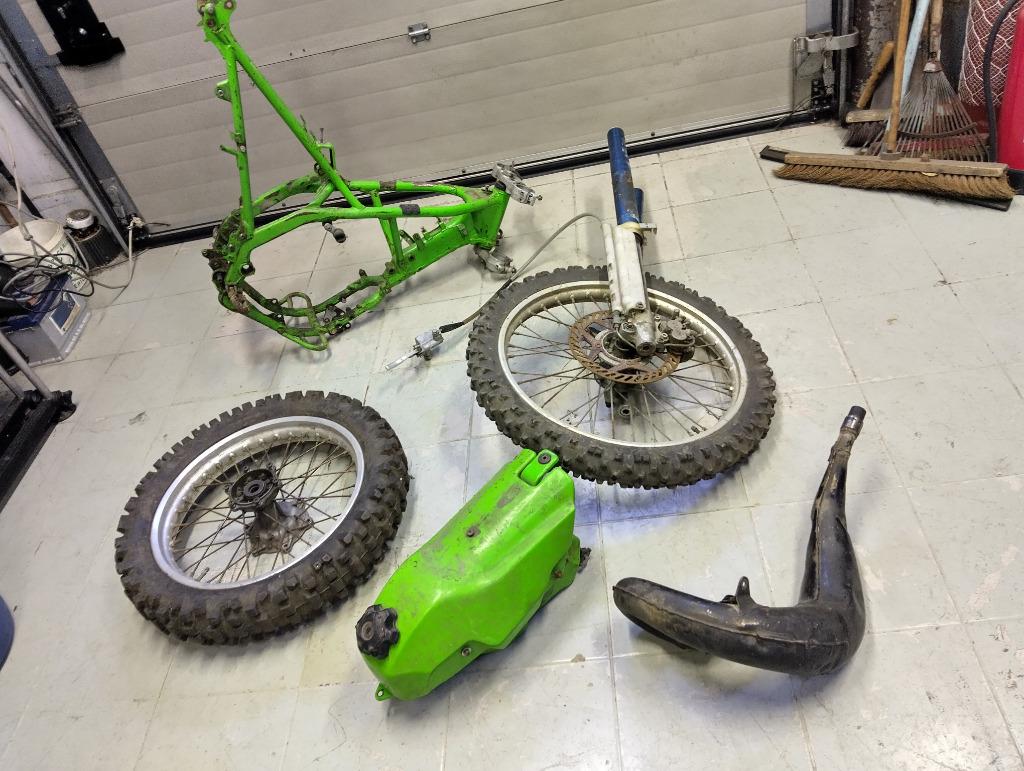 kawasaki kdx 250 van '91-'95 onderdelen, Motoren, Ophalen of Verzenden, Gebruikt