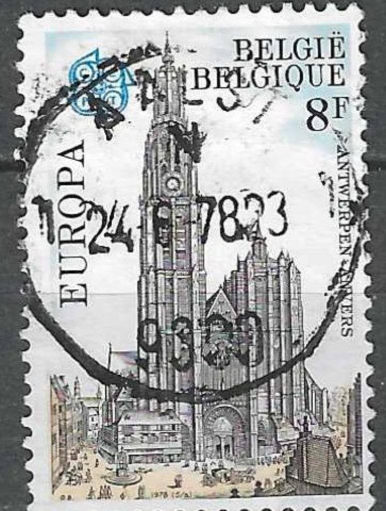 Belgie 1978 - Yvert 1886 /OBP 1891 - Architectuur (ST), Postzegels en Munten, Postzegels | Europa | België, Verzenden, Gestempeld