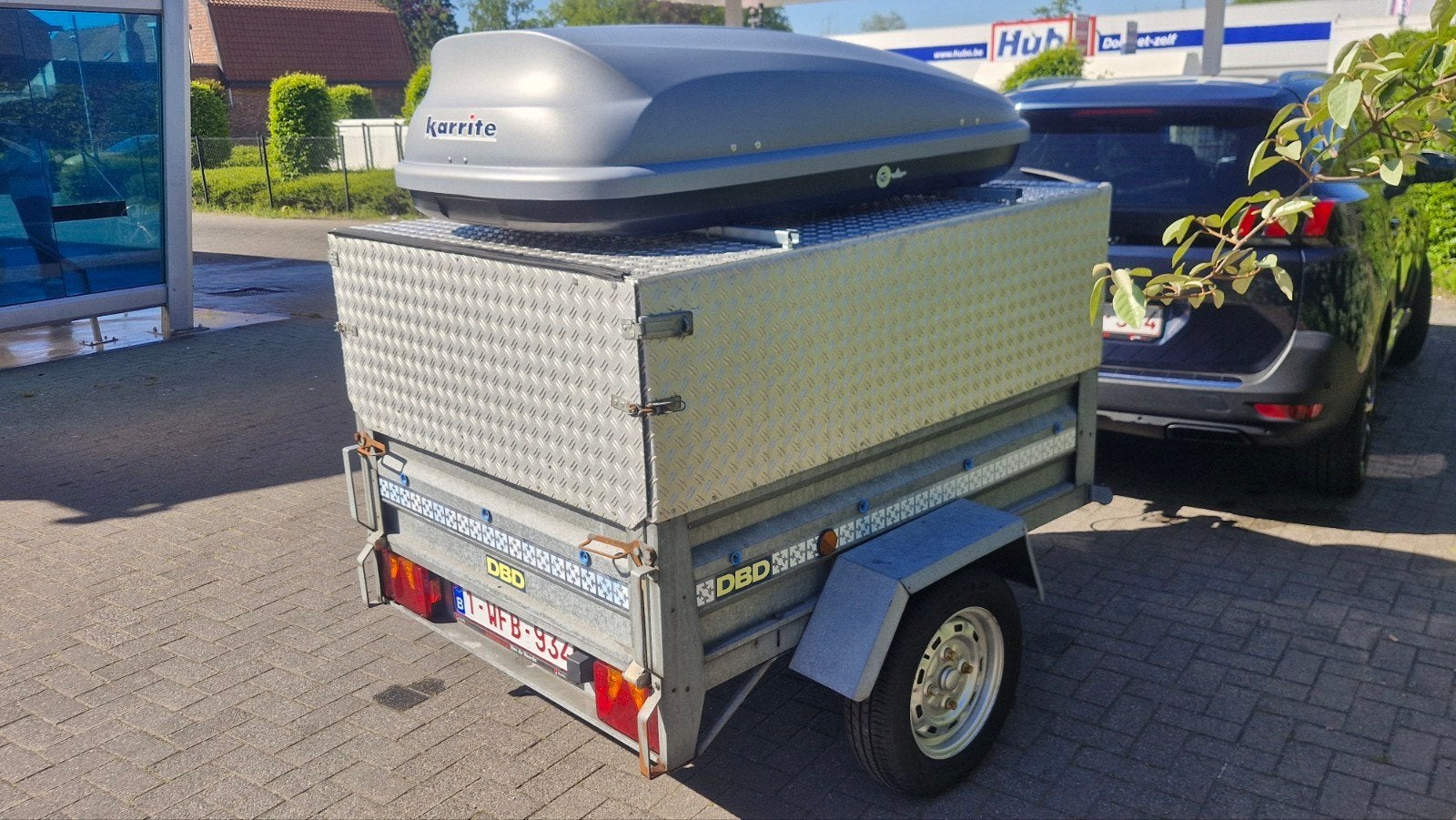 Bagagewagen/gesloten remorque TE HUUR, Ophalen