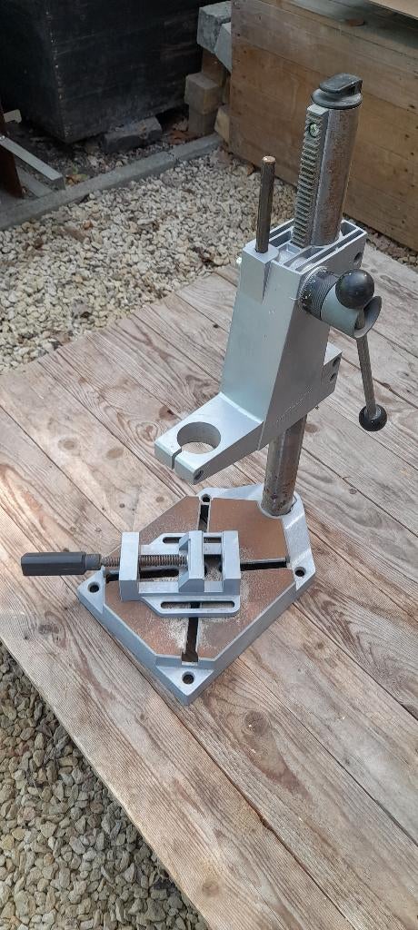 Wolfcraft boorstandaard, Doe-het-zelf en Bouw, Gereedschap | Boormachines, Ophalen, Gebruikt, Overige typen
