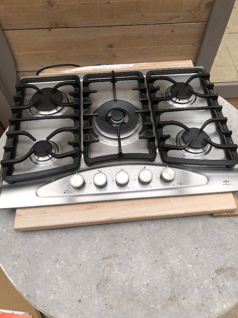 Kookvuur op gas (Whirlpool), Elektronische apparatuur, Ophalen, Gebruikt, Inbouw, Gas