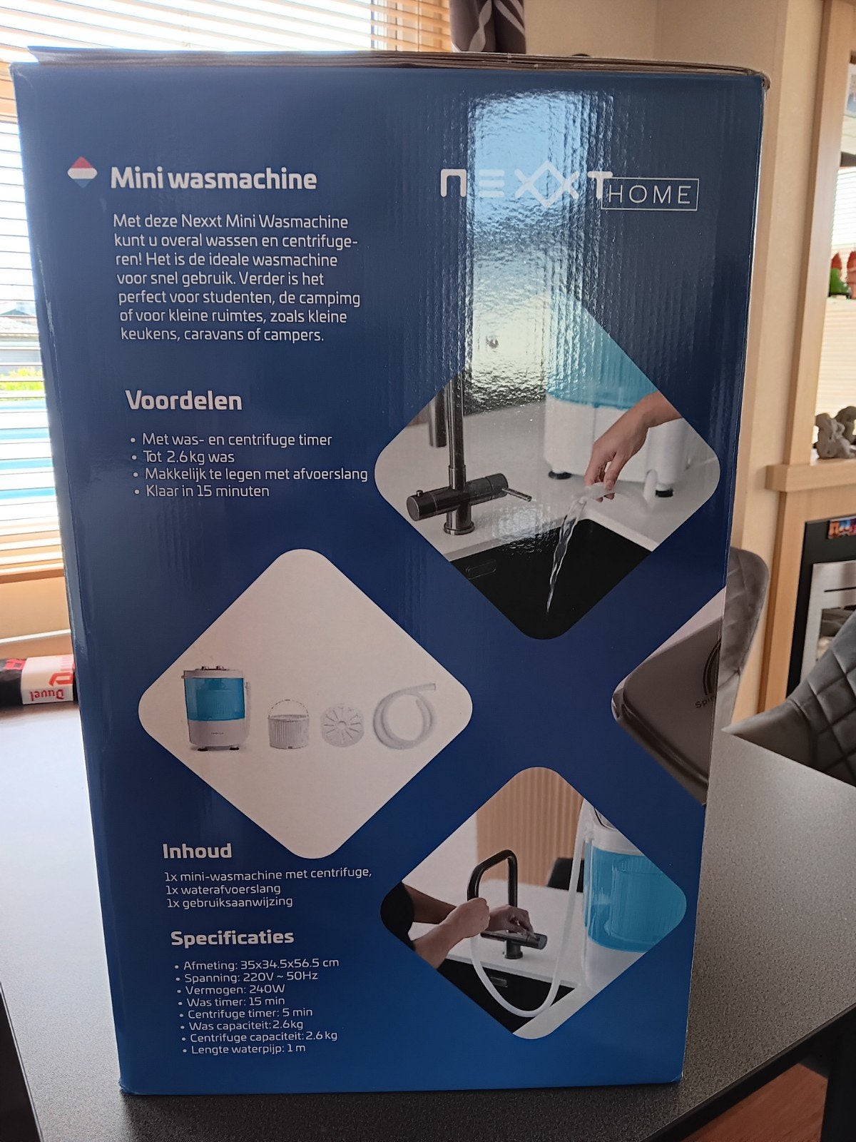 Camping Miniwasmachine 1x gebruikt nieuw 60 euro, Computers en Software, 3D Printers, Ophalen