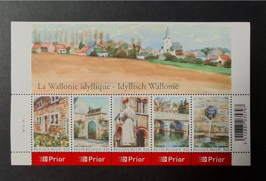 Belgique : COB 3541/45-BL132 ** Wallonie idyllique 2006, Sans timbre, Neuf, Enlèvement ou Envoi, Non oblitéré