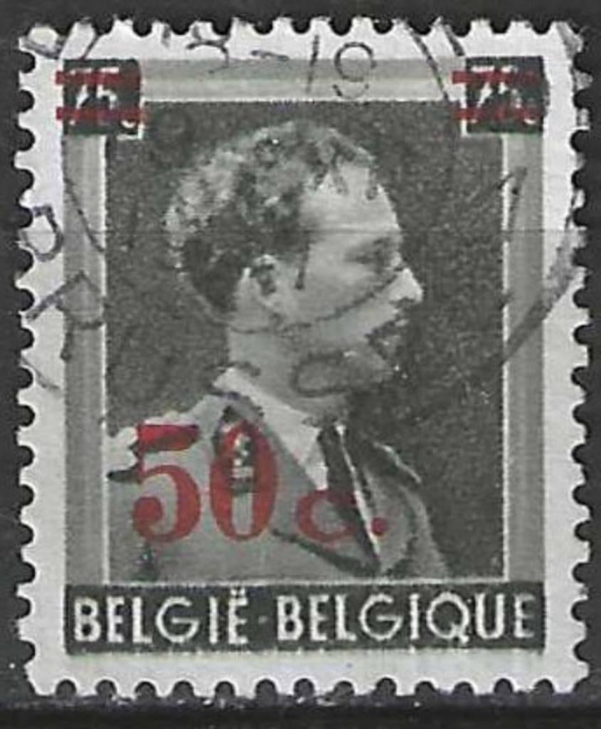 Belgie 1941/1942 - Yvert/OBP 571 - Leopold III (ST), Postzegels en Munten, Postzegels | Europa | België, Gestempeld, Koninklijk huis