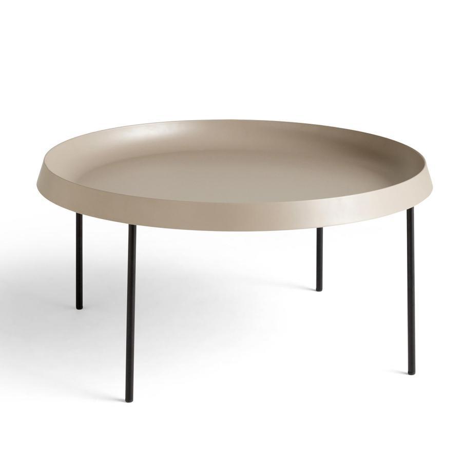 HAY Tulou Salontafel H35 Mocca/ Zwart 2 stuks, Enlèvement, Comme neuf