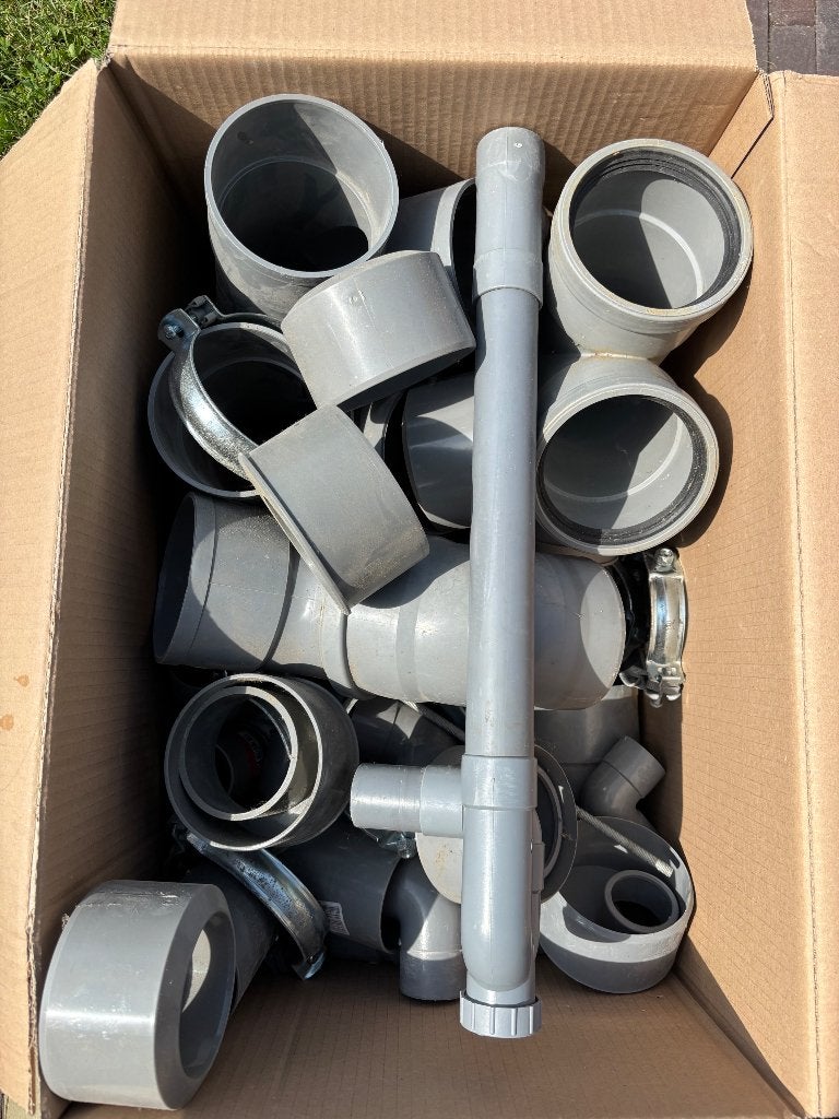 PVC koppelstukken, Ophalen, Nieuw, PVC, Overige typen