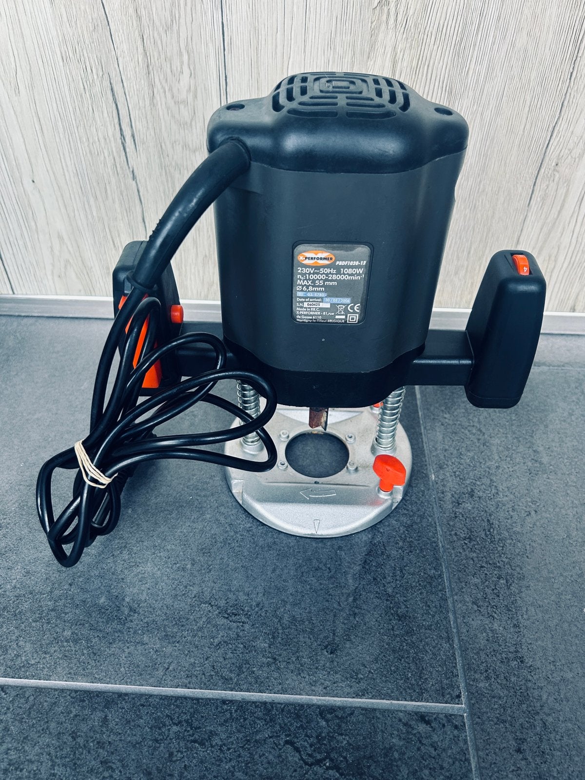 Défonceuse X-PERFORMER 1080W (Modèle PBDF1020-12), Bricolage & Construction, Enlèvement ou Envoi
