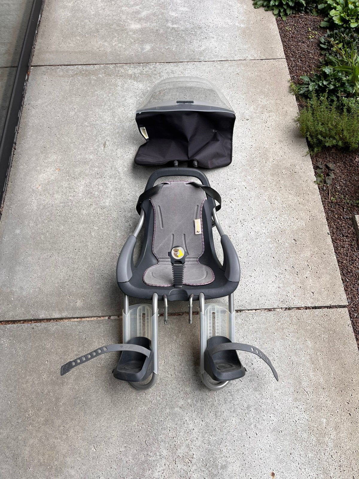 Fietsstoeltje vooraan met scherm, Kinderen en Baby's, Ophalen, Gebruikt