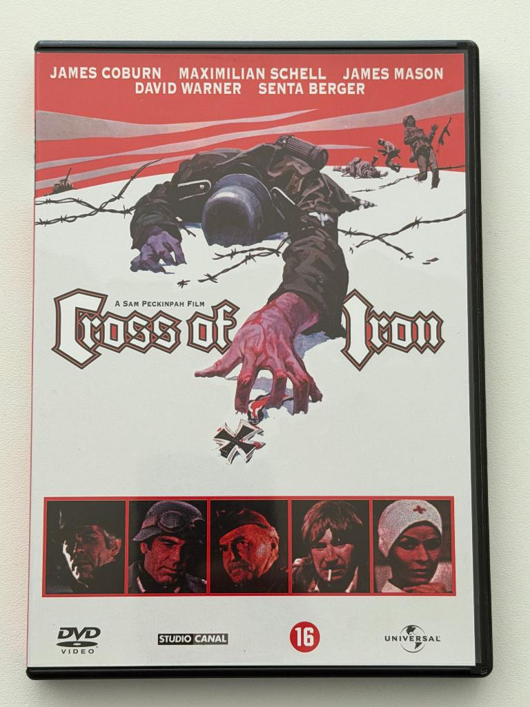Cross Of Iron (DVD), Vanaf 16 jaar, Ophalen of Verzenden, Gebruikt