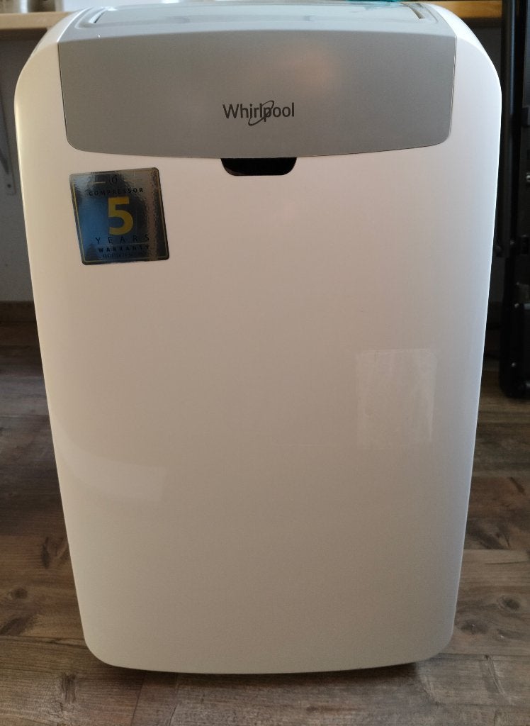 Mobiele airco Whirpool, Ophalen, Gebruikt, Koelen en Ontvochtigen, Minder dan 60 m³