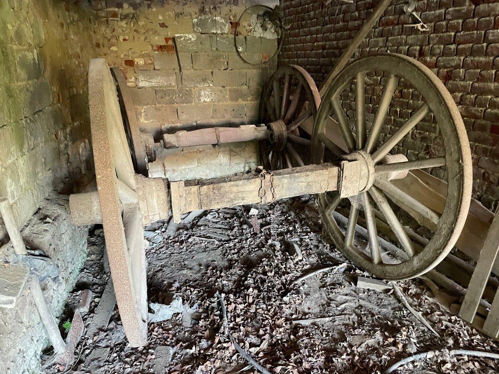 Oude wielen, Ophalen, Transport