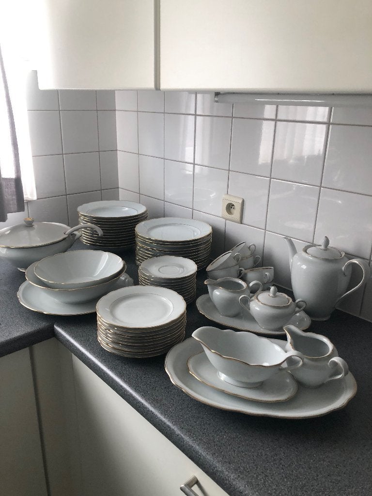 Vintage servies, Ophalen