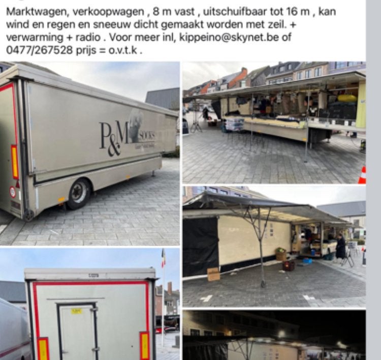 Tracteur Marktwagen (MAN) + remorque, Enlèvement, Utilisé