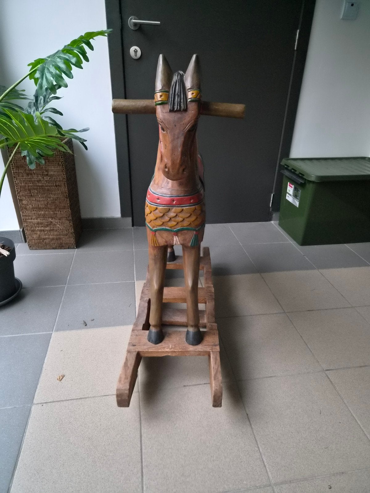Cheval a bascule ancien, Ophalen