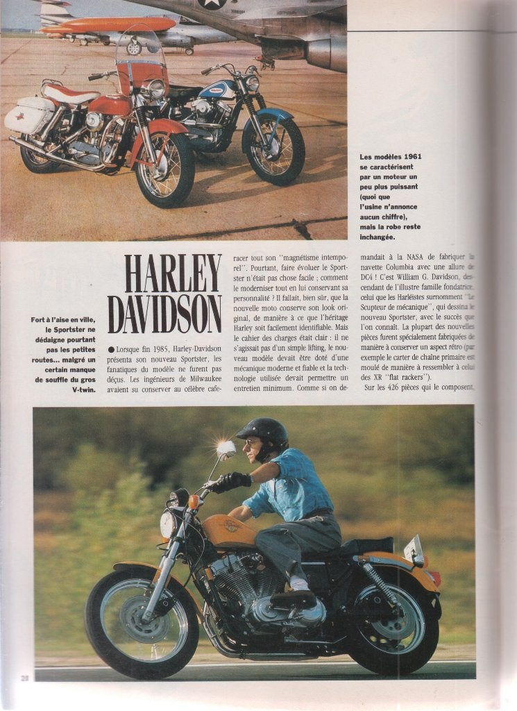 Moto Harley Davidson Sportster Story collection, Enlèvement ou Envoi, Utilisé